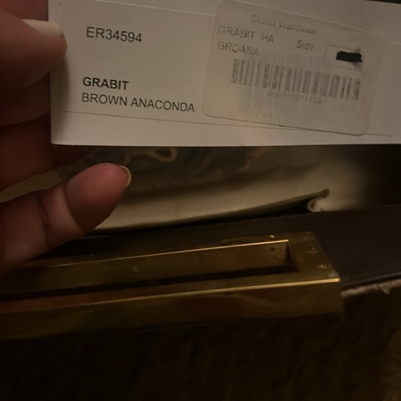 Stuart Weitzman python clutch - Picture 5 of 8